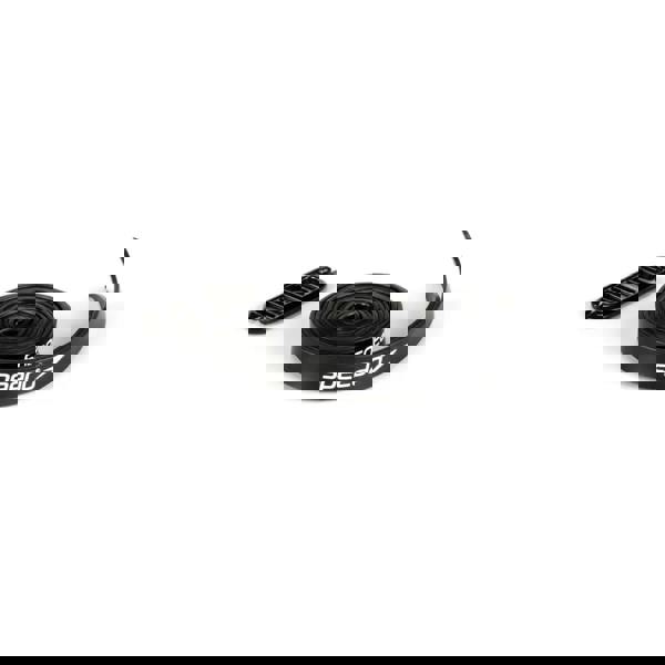 Black Speedo Speedsocket silicone strap swim cap with white logo