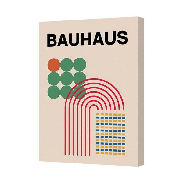Benjamin Tate Design Bauhaus Abstract Geometric Canvas Wall Art Poster Print