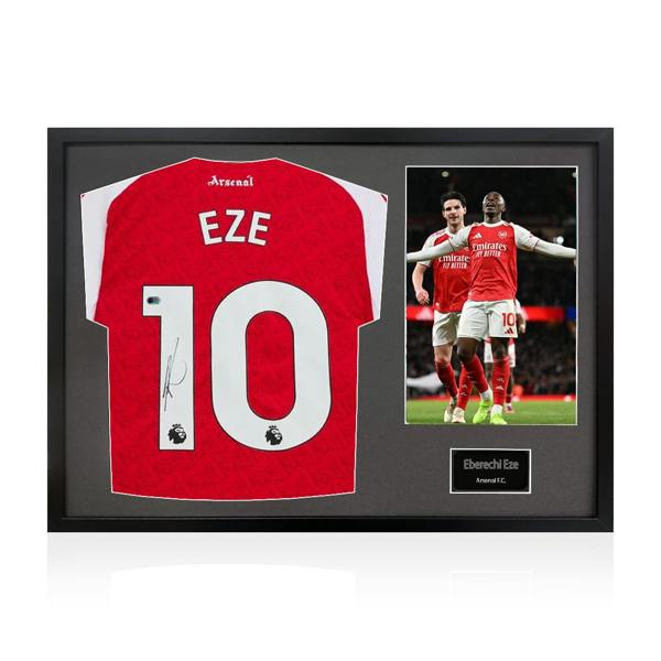 Eberechi Eze Signed Shirt Classic Frame (ACG Cert)