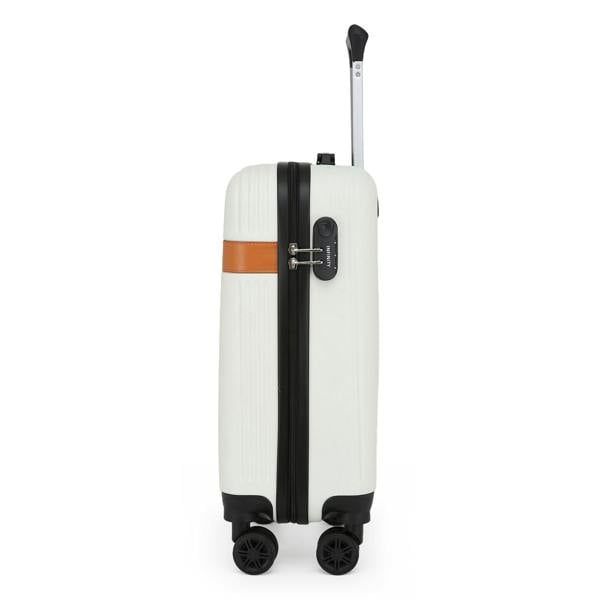 Infinity Luggage Hard Shell Classic Dual 4 Wheel Luggage Suitcase Set