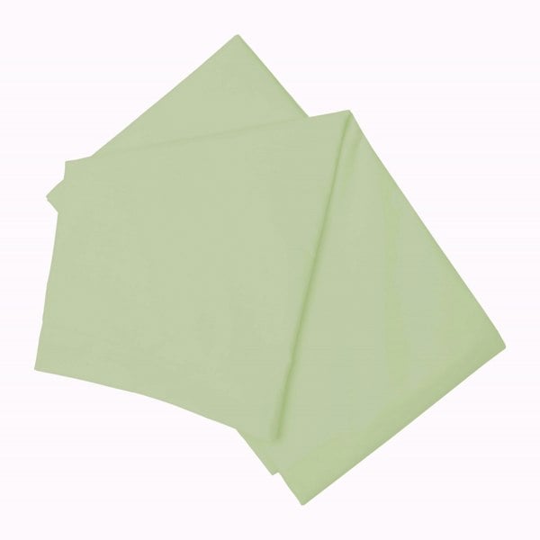 Belledorm Brushed Cotton Flat Sheet - Green Apple