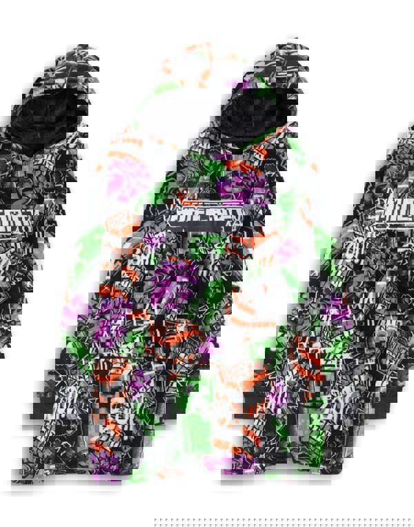 Minecraft Boys Multicoloured Creeper Blanket Hoodie (One Size)