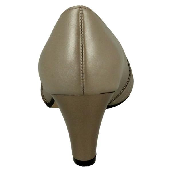 Padders Ladies Padders Heeled Court Shoes Janet