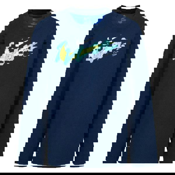 Nike Childrens/Kids Swoosh Dri-FIT T-Shirt - Navy