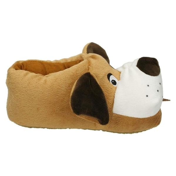 Spot On Unisex Junior Spot On Flat Novelty Dog Slippers X2073