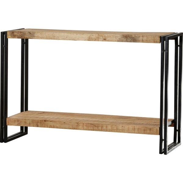 Wyld Haus Toivakka Industrial Reclaimed Wood and Metal Console Table