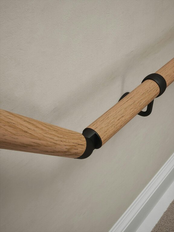 Handrails Direct Stoneleigh Red Oak T-Shape Handrail
