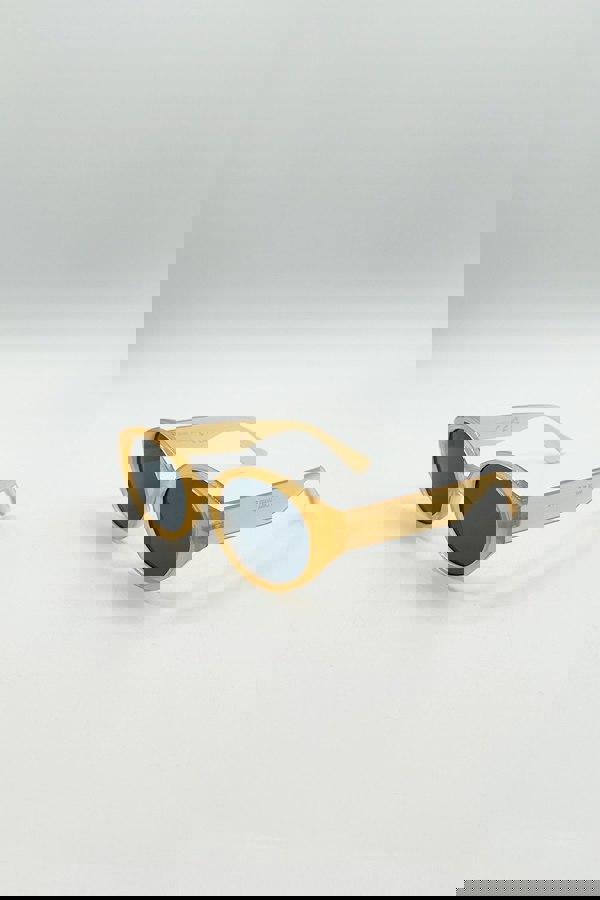 SVNX Oval Plastic Frame Sunglasses