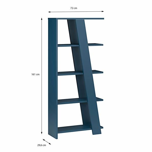 Furniture To Go Natta 5-Tier Shelving Unit in Night Blue