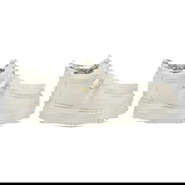 HEYDUDE Wally Canvas Shoes - Stone White