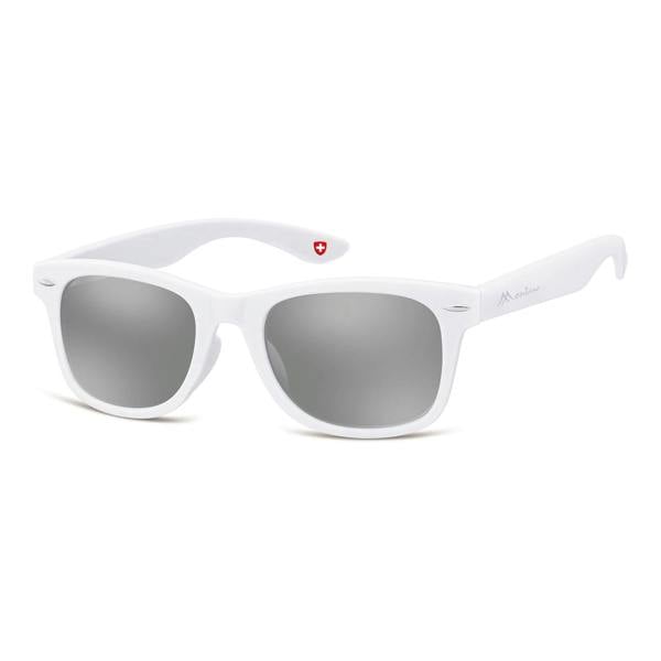 Montana Sunglasses 965 A White Silver Revo Mirror
