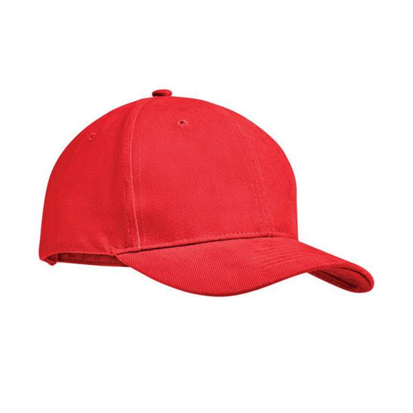 MidOcean Tekapo Heavy Brushed Cotton Baseball Cap - Red - 