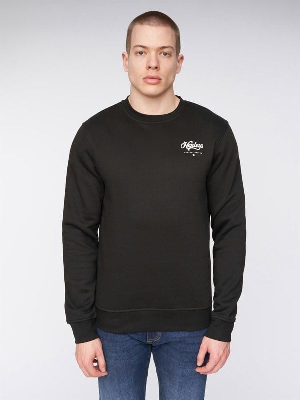 Henleys Scripthen Crew Sweatshirt - Black