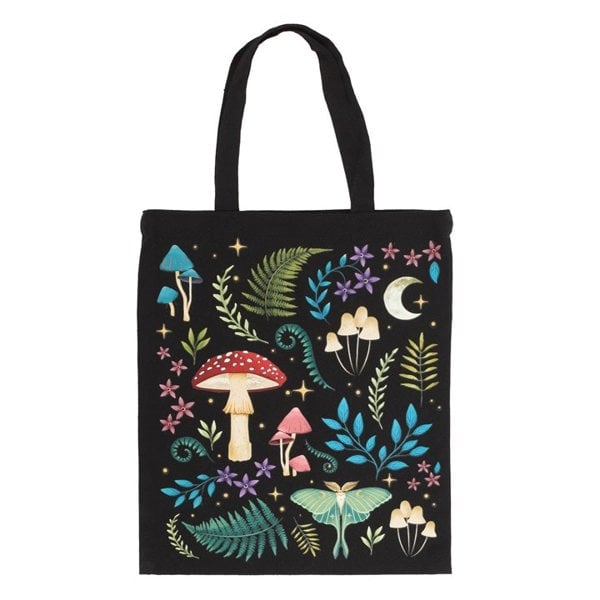 Serano Dark Forest Print Polycotton Tote Bag