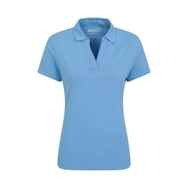 Mountain Warehouse Women's UV Protection Polo Shirt - Bright Blue