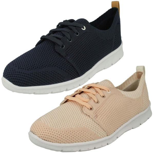 Clarks Ladies Clarks Casual Lace Up Trainers Step Allena Sun
