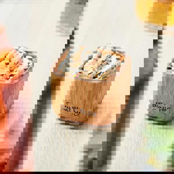 MijMoj Design Personalised Solid Oak Pinch Pot Or Pot Set