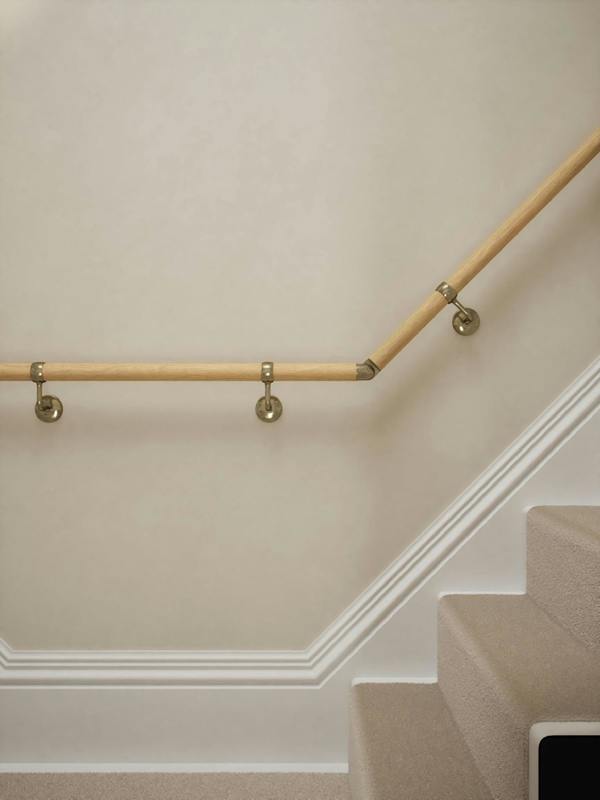 Handrails Direct Arden Natural Pine T Shape Handrail