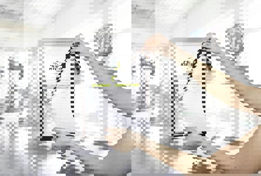 Durable DURAFRAME NOTE Adhesive Magnetic Document Frame + Pen Holder | A4 Silver