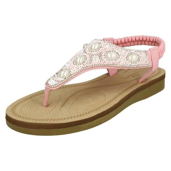 Savannah Ladies Savannah Pearl Toepost Sandals