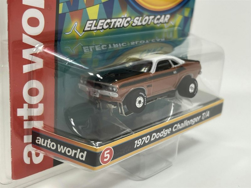 Auto World Slot Cars 1970 Dodge Challenger T/A Copper Thunderjet Ultra G HO Slot Car SC377-5