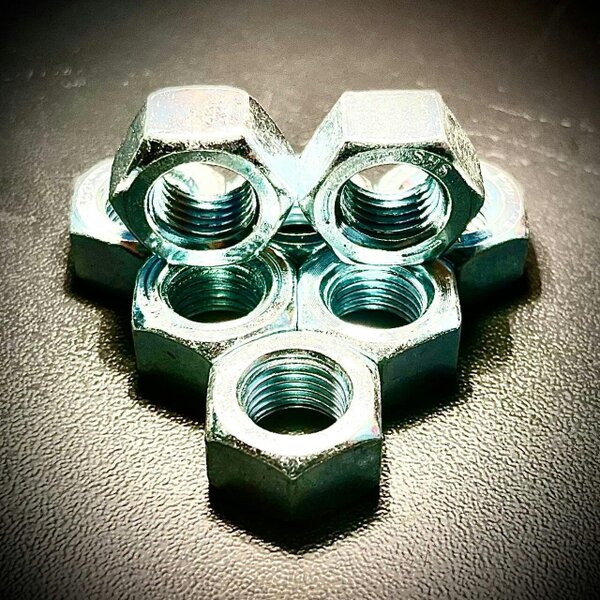 Fixaball UNF Full Hexagon Nut BZP Zinc Grade 5 DIN 934