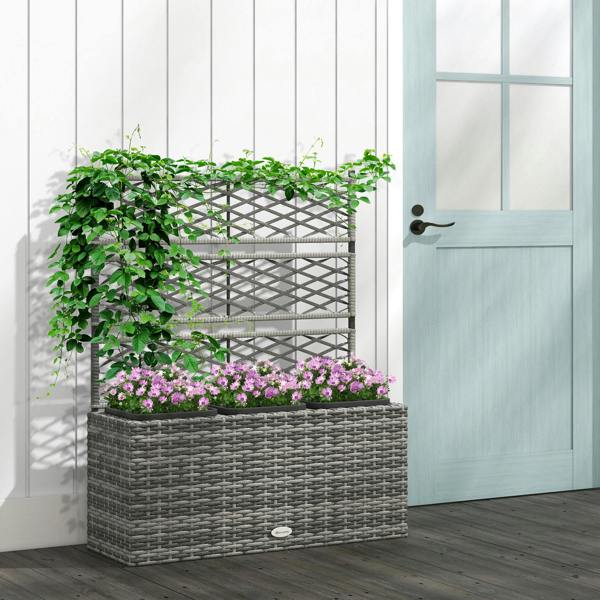 Rattan Garden Bed