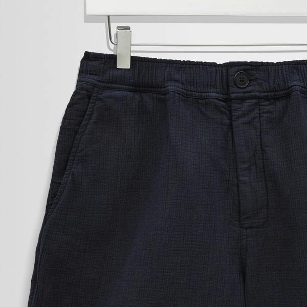Wax London Kurt Crinkle Cotton Linen Shorts