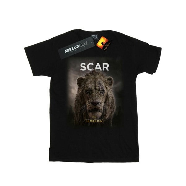 Disney Mens The Lion King Movie Scar Poster T-Shirt - Black