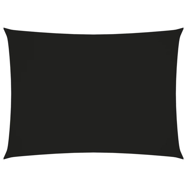 Berkfield Sunshade Sail Oxford Fabric Rectangular 2x3.5 m Black