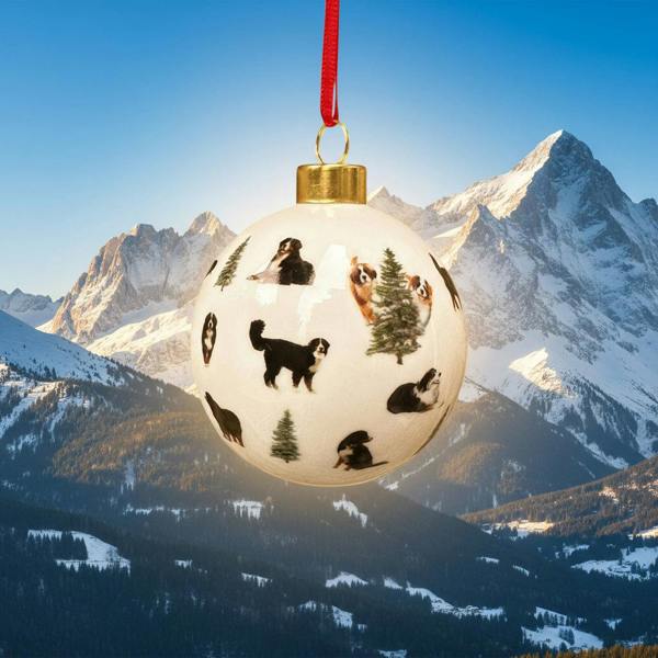 Powderhound Mountain Dog Bauble