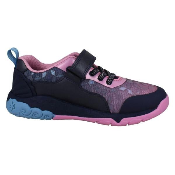 Clarks Girls Clarks Snowflake Detail Casual Trainers Tidal Trail