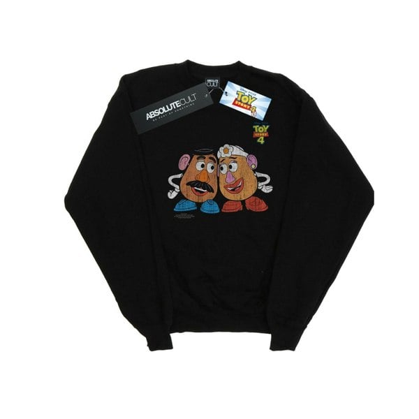 Disney Mens Toy Story 4 Mr And Mrs Potato Head Sweatshirt - Black