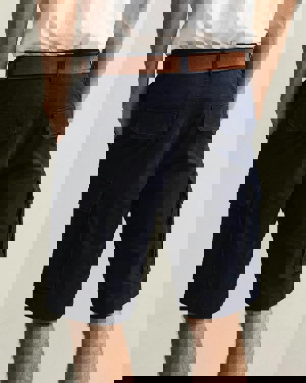 GANT Mens Regular Fit Classic Cargo Shorts - 433 Evening Blue