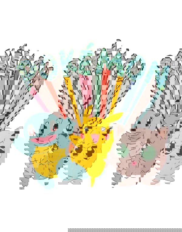 Pokemon Girls White Short Sleeved T-Shirt