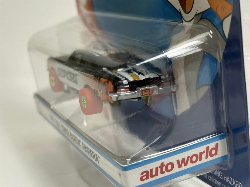 Auto World Slot Cars Daffy Duck 1963 Buick Riviera Thunderjet Ultra G HO Scale Slot Car SC363-1