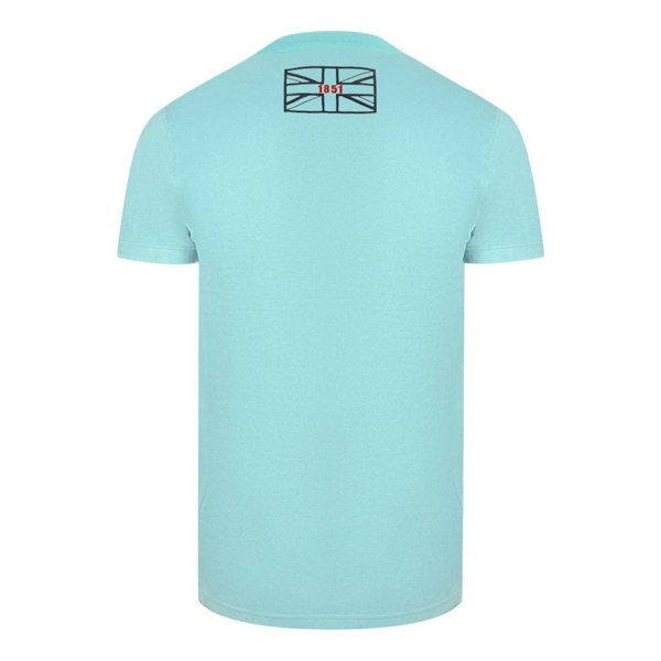 Aquascutum Script Logo T-Shirt - Sky Blue