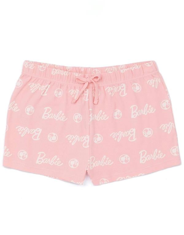 Barbie Womens Pink Vest and Shorts Pyjama Set