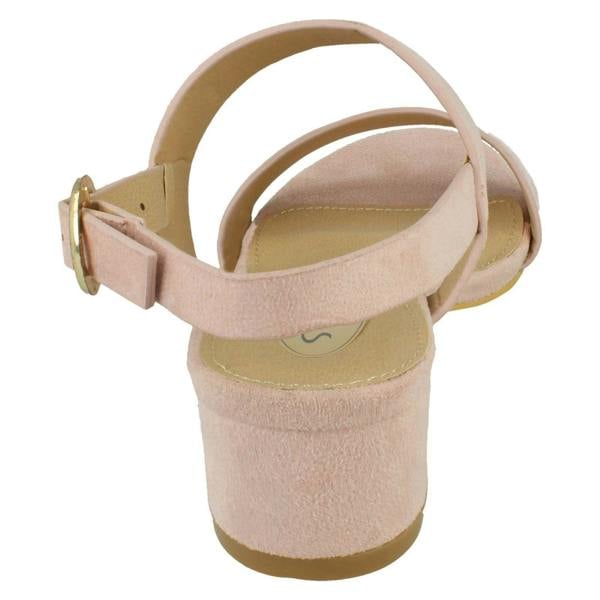 Spot On Ladies Spot On Block Heel Mules F12014