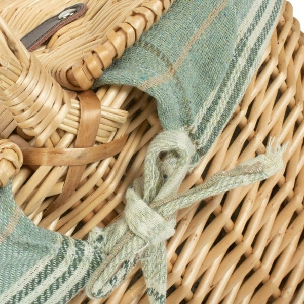 Buff Oval Picnic Basket