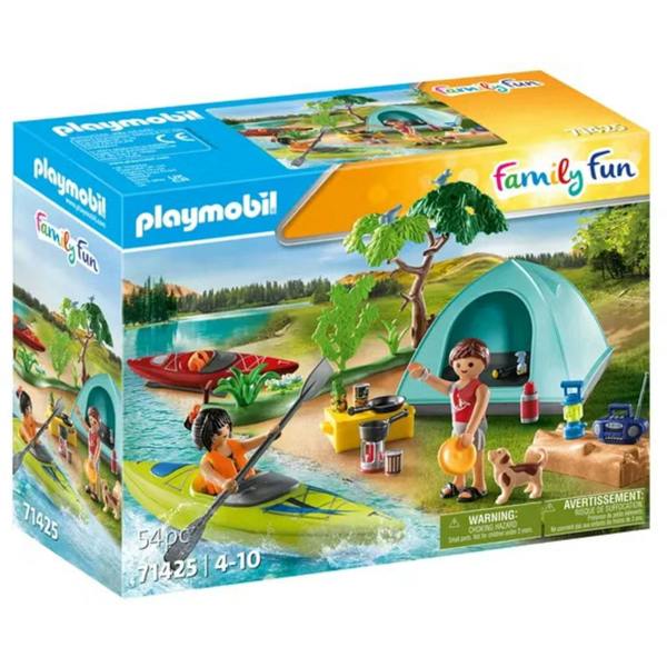 Playmobil Camping with Campfire - 71425 Playset
