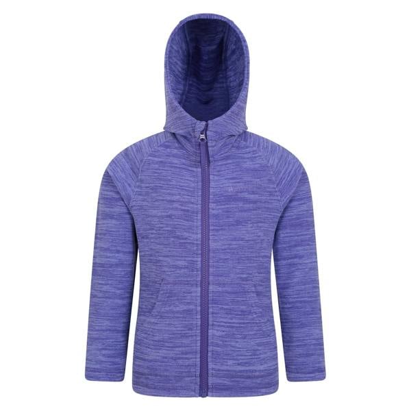 Mountain Warehouse Childrens/Kids Snowdonia II Full Zip Hoodie - Purple - 