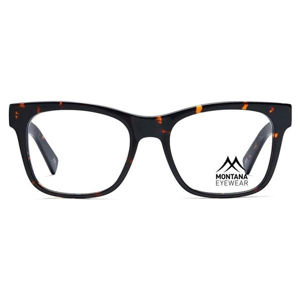 Montana Glasses Frames MA48 B Shiny Dark Turtle Men Women