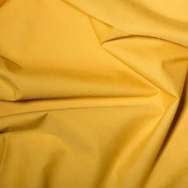 Minerva Core Range Premium Polycotton Dressmaking Fabric per metre, 112.5cm / 44" Wide - Mustard