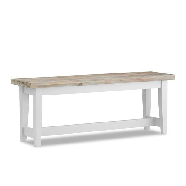 Statement Furniture Florence Bench Wooden Dining Table Seat 120cm Long