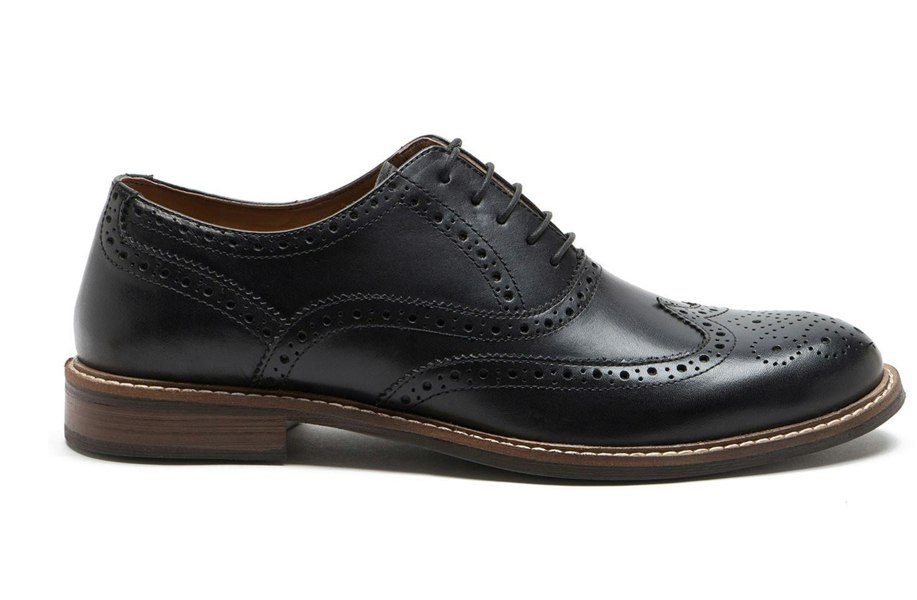Thomas Crick Cardew Wingtip Mens Leather Brogue Lace Up Formal Shoes