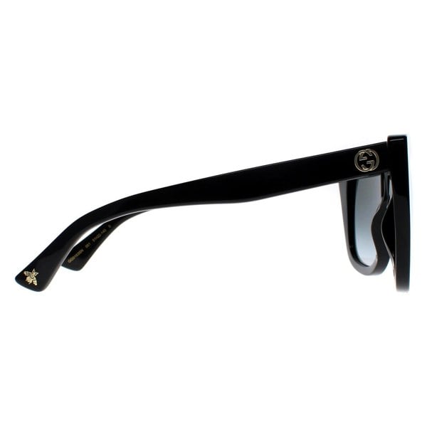 Gucci Sunglasses GG0163SN 001 Black Grey Gradient