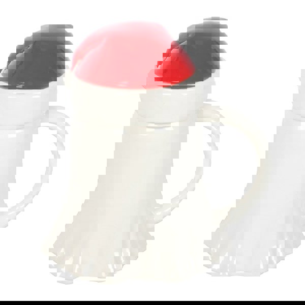 Serano Ghost Shaped Mug with Santa Hat Lid