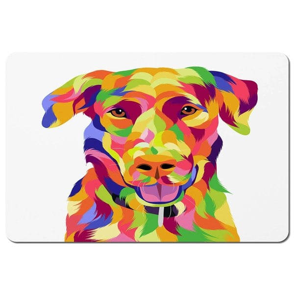 Benjamin Tate Design Amazing Illustration of Dog Pop Art (Placemat)