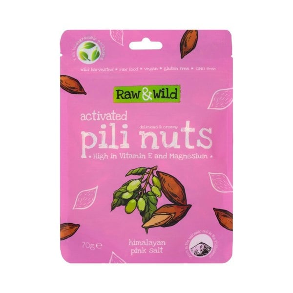 Raw & Wild Activated Himalayan Pink Salt Pili Nuts - 70g